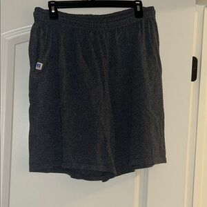 Russell Athletic Charcoal Gray Terry Lounge Shorts